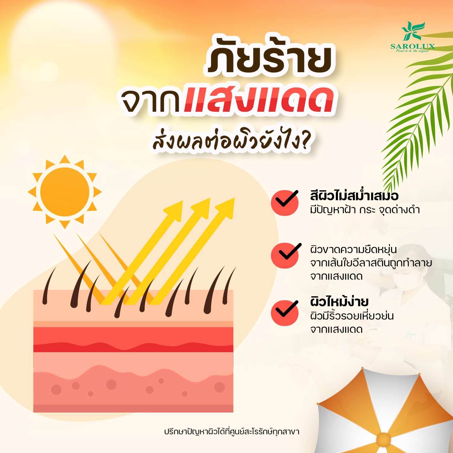 ภัยร้ายจากแสงแดด