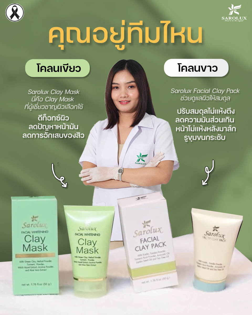 คุณอยูในทีมไหน โคลนเขียวและโคลนขาว