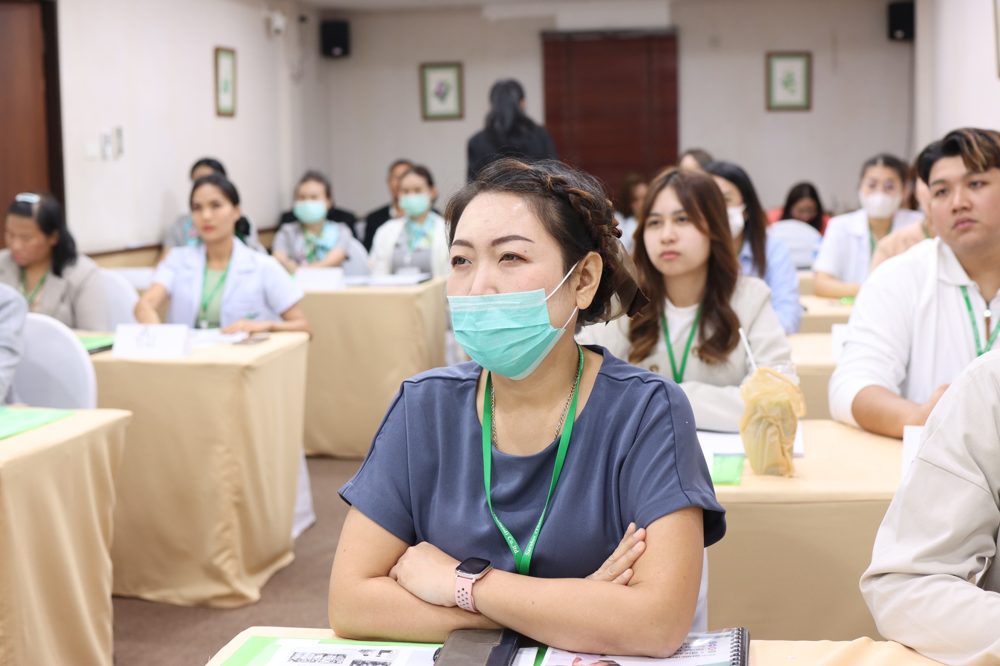 ประมวลภาพการอบรมเชิงปฏิบัติการหลักสูตรการบริหารธุรกิจศูนย์ความงามสะโรรักษ์ รุ่นที่73 ในวันที่ 11 กย.66