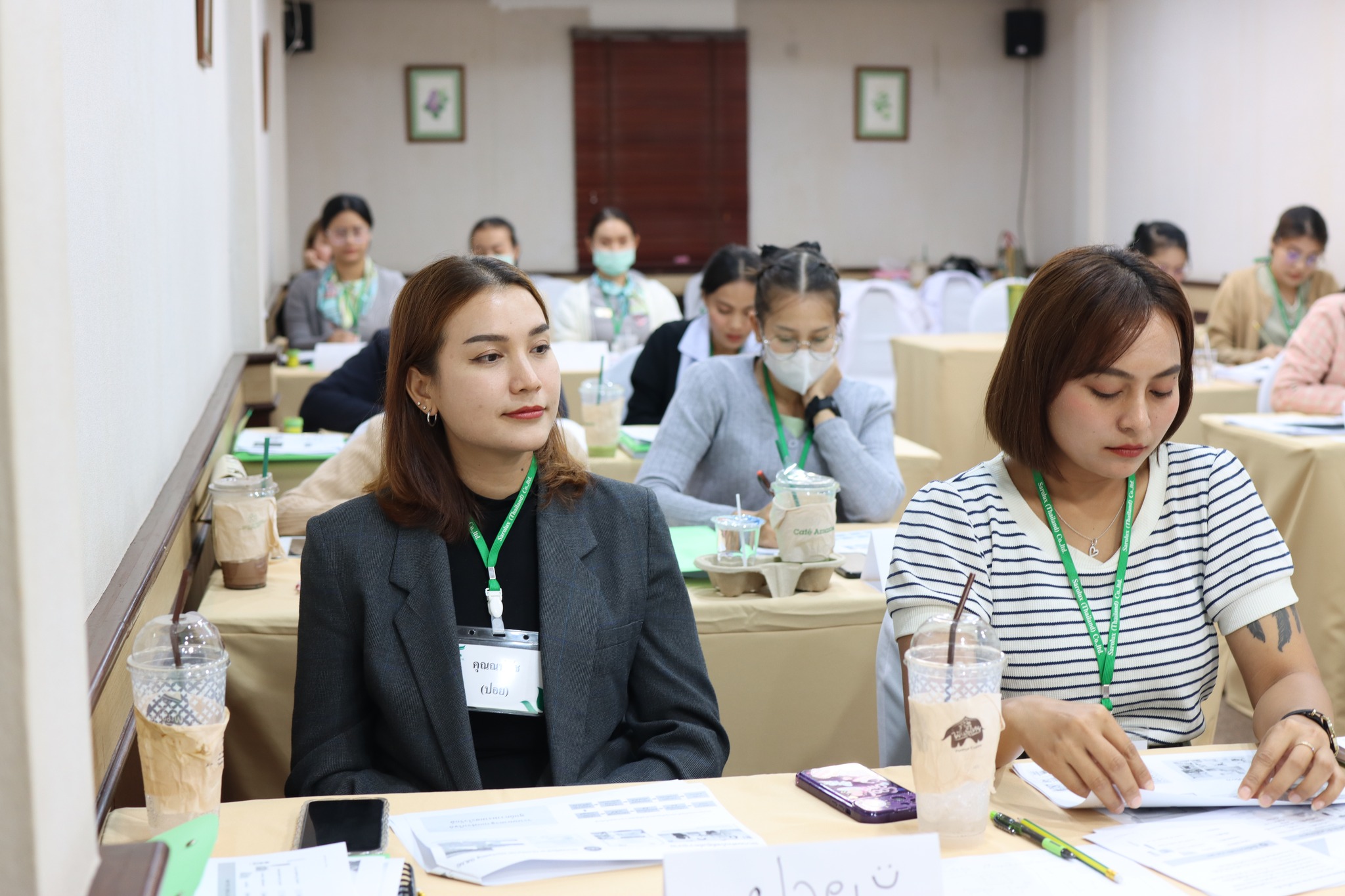 ประมวลภาพการอบรมเชิงปฏิบัติการหลักสูตรการบริหารธุรกิจศูนย์ความงามสะโรรักษ์ รุ่นที่73 ในวันที่ 12 กย.66