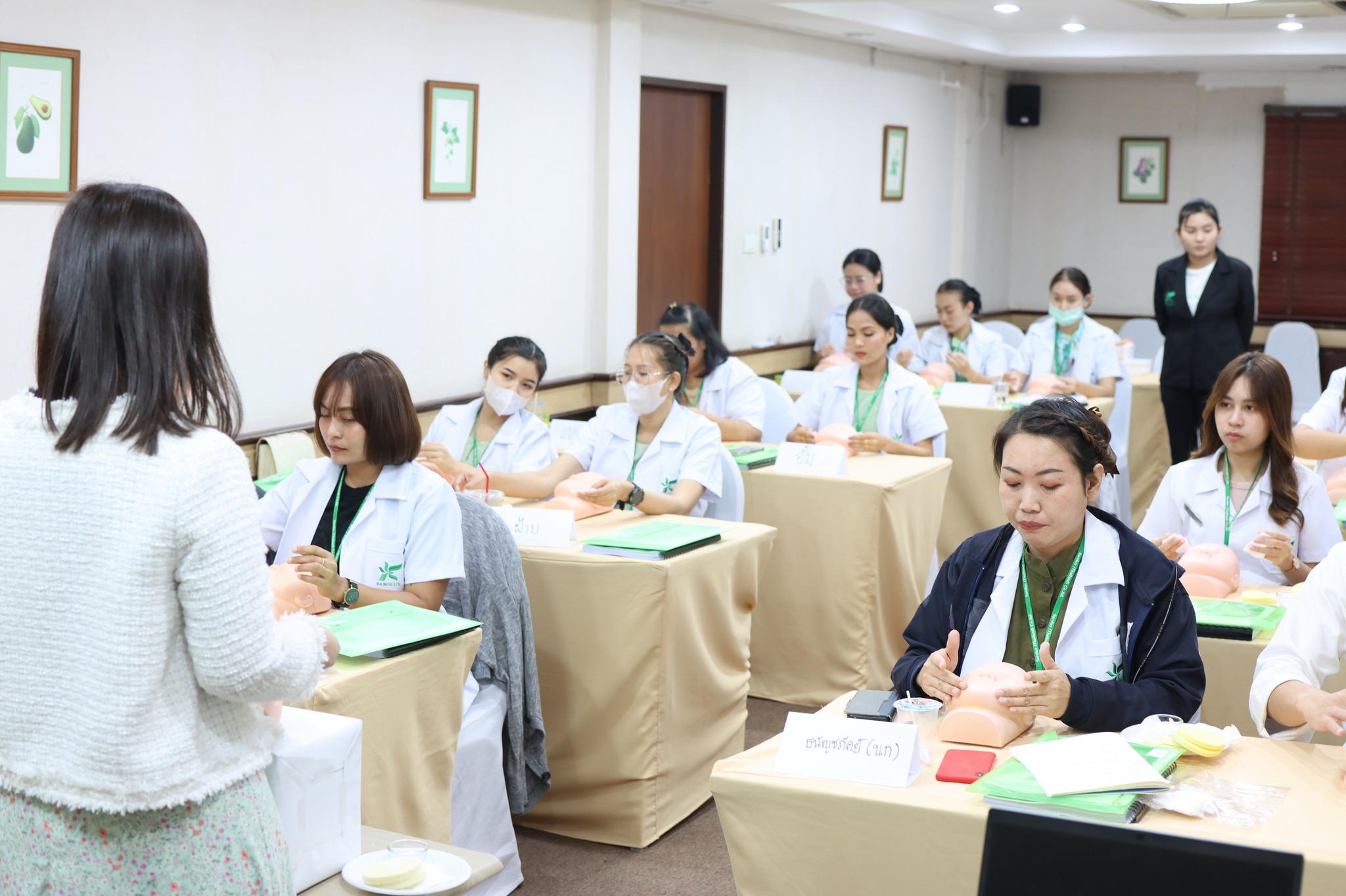 การอบรมเชิงปฏิบัติการหลักสูตรการบริหารธุรกิจศูนย์ความงามสะโรรักษ์ รุ่นที่73 ในวันที่ 13 กย.66