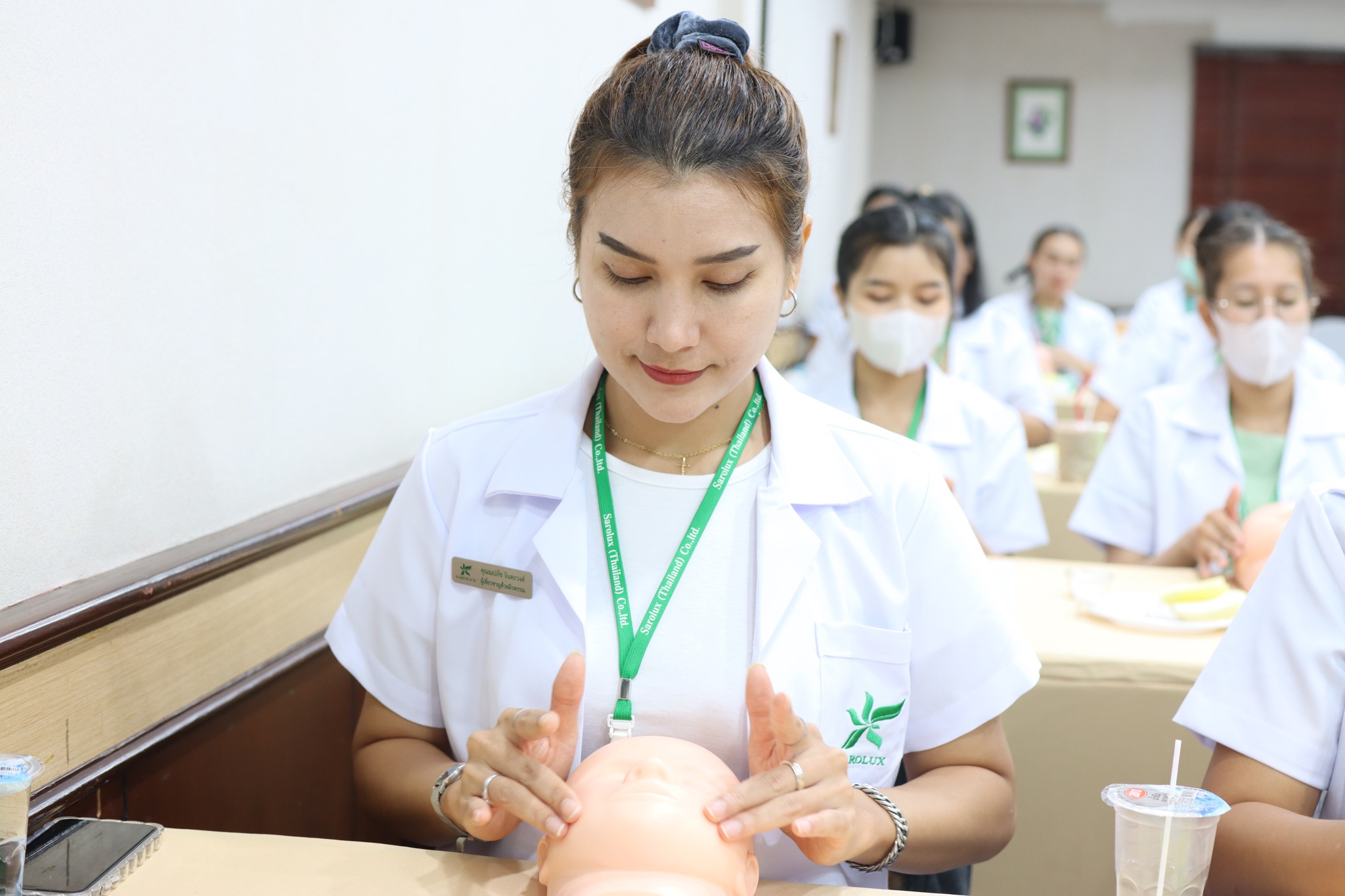 การอบรมเชิงปฏิบัติการหลักสูตรการบริหารธุรกิจศูนย์ความงามสะโรรักษ์ รุ่นที่73 ในวันที่ 13 กย.66