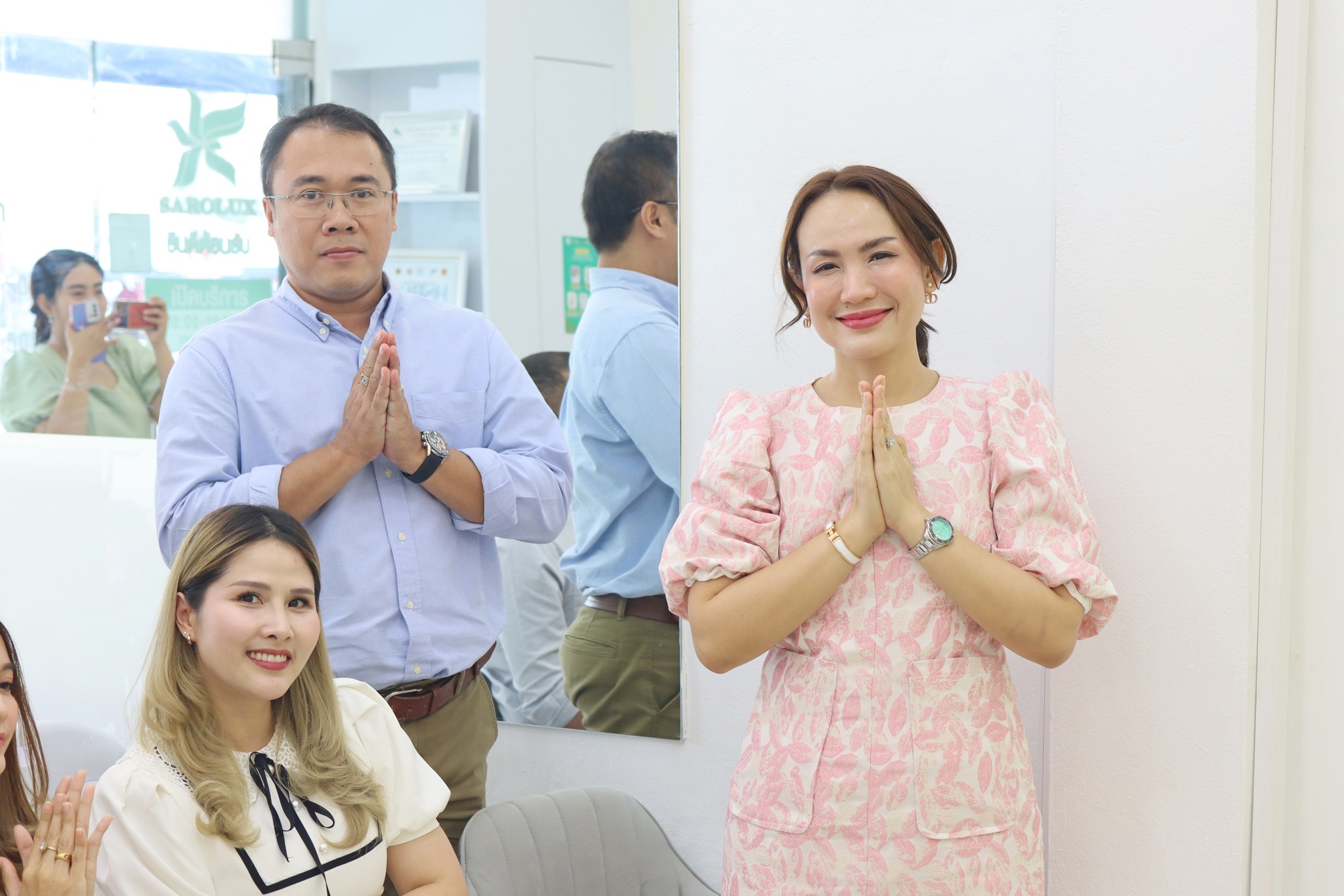 พีธีเปิดศูนย์ความงามสะโรรักษ์สาขาวังน้อย จ.พระนครศรีอยุธยา