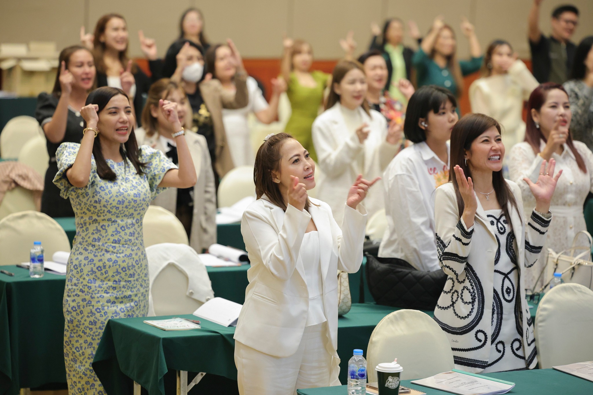 บรรยากาศการอบรมหัวข้อ ศาสตร์แห่งพลังการขับเคลื่อน & Dinner talk