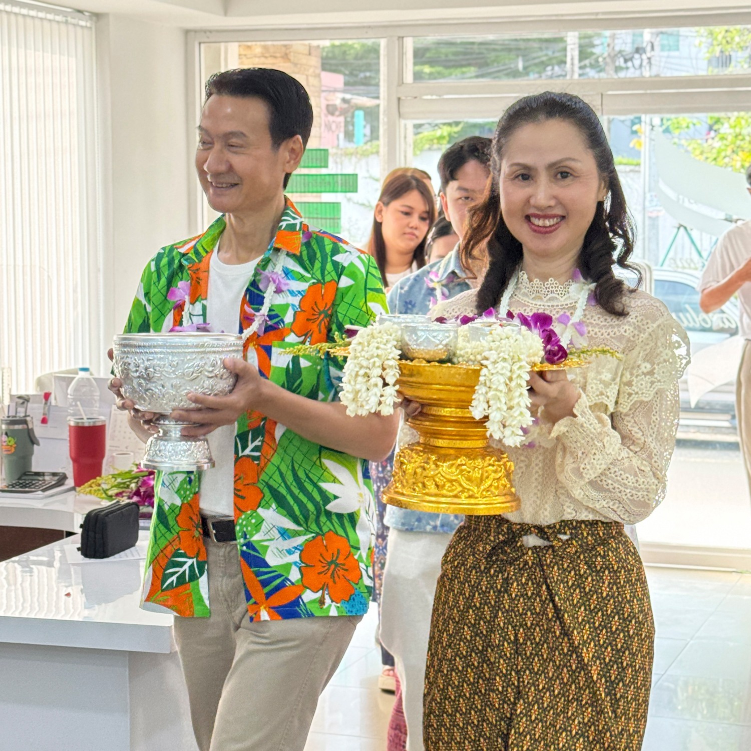 กิจกรรมรับวันสงกรานต์ วันครอบครัว วันที่ 14 เมษายน