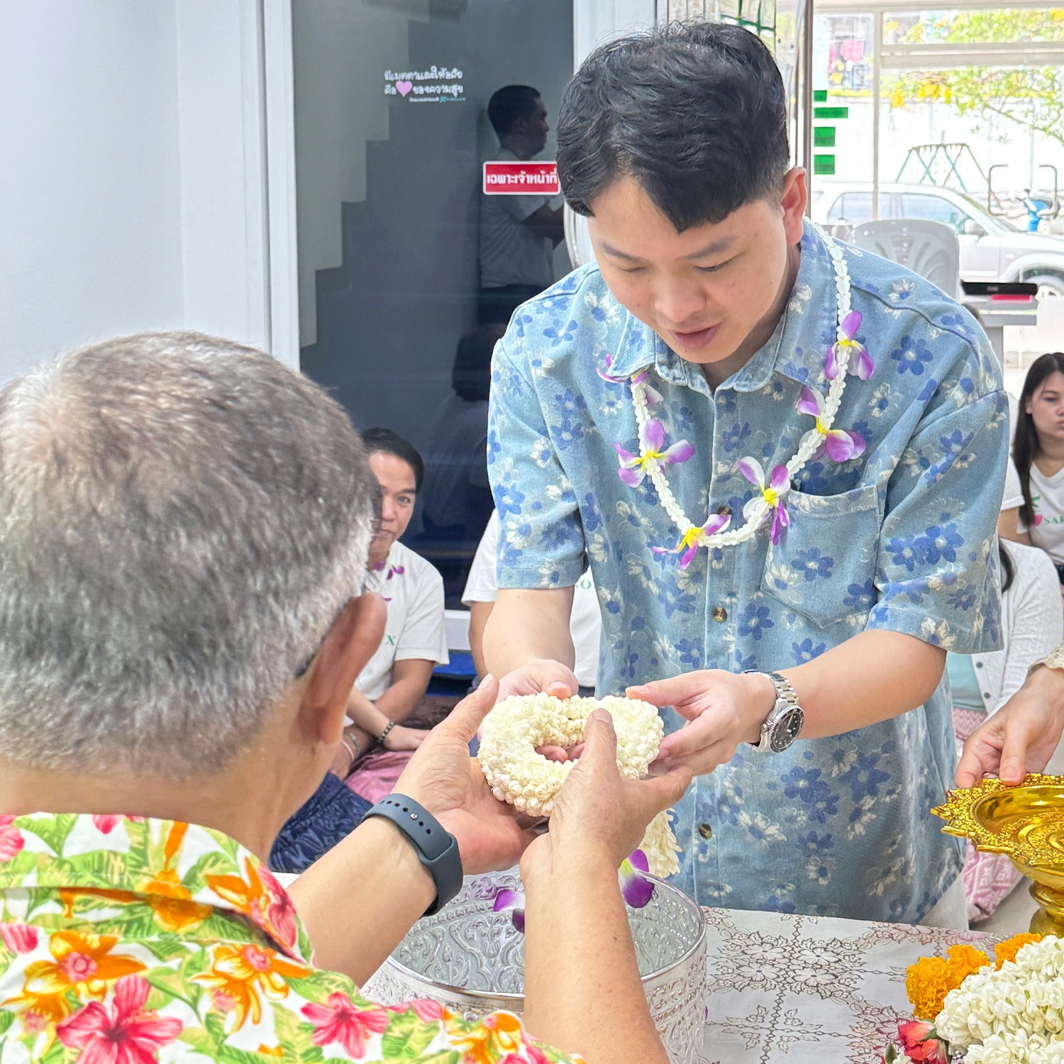 กิจกรรมรับวันสงกรานต์ วันครอบครัว วันที่ 14 เมษายน